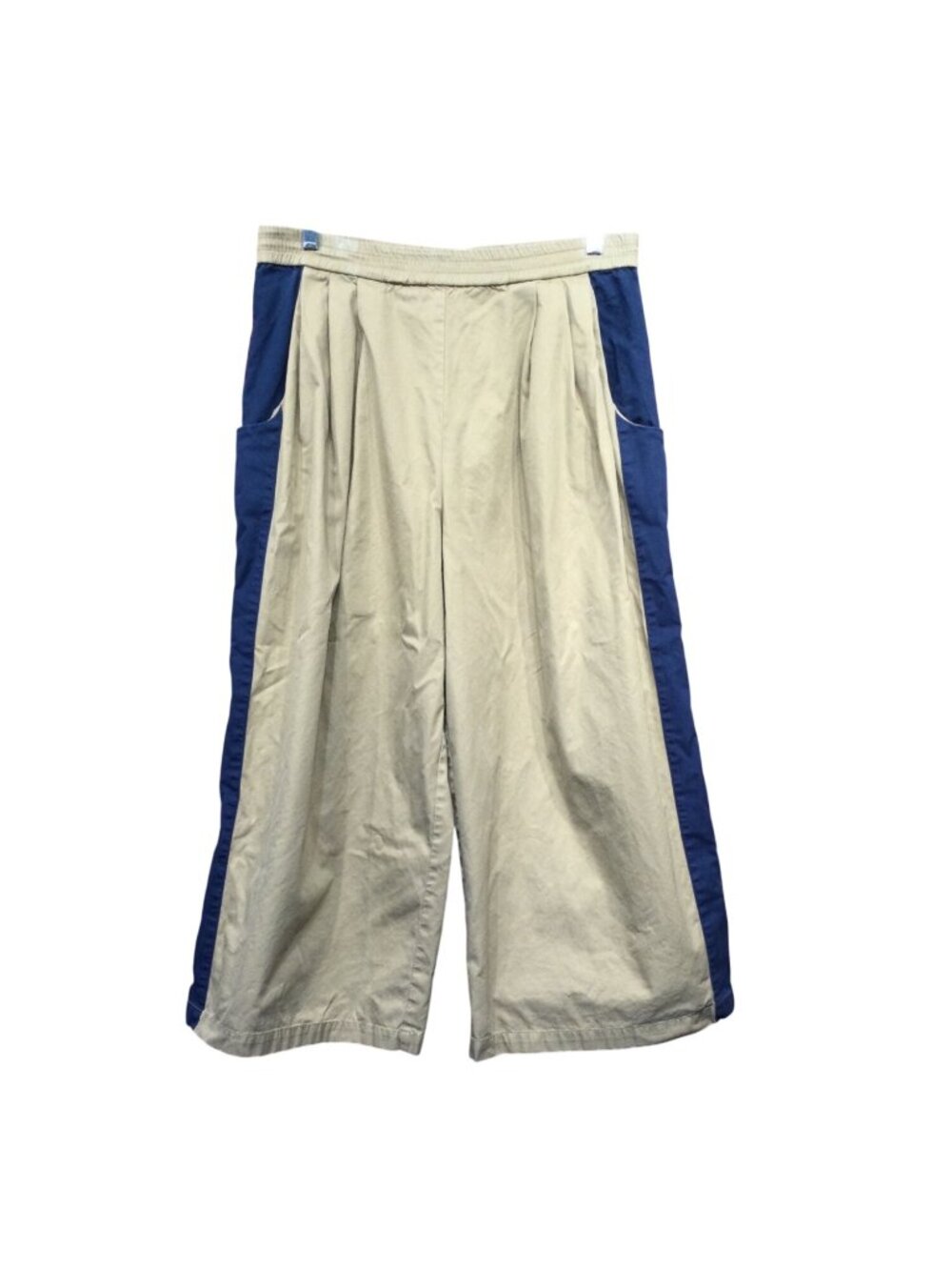 Tome NYC Womens Wide Leg Pants Size XS Elastic Waist Pockets Cropped